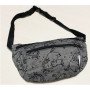 Поясна сумка бананка сіра Unicorns