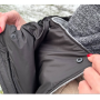 Вставка в куртку для вагінтих 2 в 1 чорна 