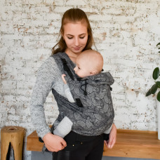 Май-слінг жакардовий сірий Leaf