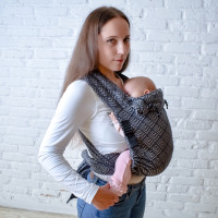 Май-слінг жакардовий сірий Geometry