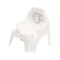 Горщик дитячий ТехноК Крісло зі з'ємною чашею та кришкою білий (TH1294WT)