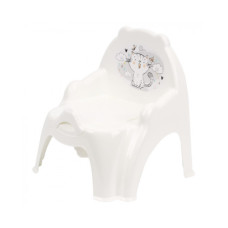 Горщик дитячий ТехноК Крісло зі з'ємною чашею та кришкою білий (TH1294WT)