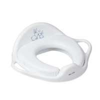 Сидіння для унітазу TEGA М'яка накладка Зайчики біле (KR-020-103)