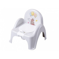 Горщик-стільчик дитячий TEGA Лісова казка музичний сірий (PO-073-111)