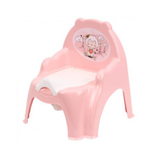Горщик дитячий ТехноК Крісло зі з'ємною чашею та кришкою рожевий (TH1294PN)