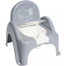 Горщик дитячий TEGA Сови стилізований під стільчик музичний сірий (PO-064-106)