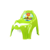 Горщик дитячий ТехноК з кришкою Крісло салатовий (TH4074YL)