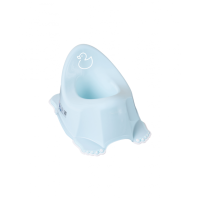 Горщик дитячий TEGA Каченя антиковзаючий блакитний (DK-001-129)
