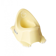 Горщик дитячий TEGA Каченя антиковзаючий жовтий (DK-001-132)