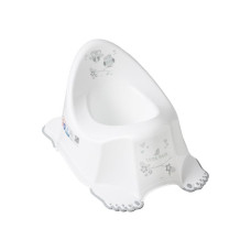 Горщик дитячий TEGA Сови антиковзаючий музичний білий (PO-047-103)
