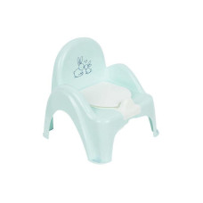 Горщик дитячий TEGA Зайчики стилізований під стільчик музичний салатовий (PO-065-105)