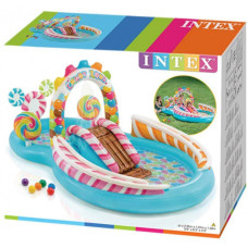 Ігровий центр-басейн надувний Intex Карамель 295x191x130см (57149)