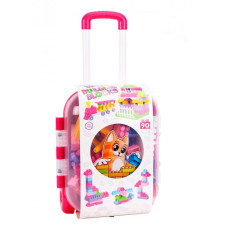 Пластиковий конструктор ТехноК У валізі 90 ел. (TH7785)