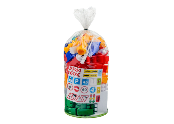 Пластиковий конструктор Colorplast Лідер №3 100дет. (1-052)