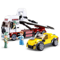 Конструктор SLUBAN ЕВАКУАТОР з фігурками 338 деталей (M38-B0879)