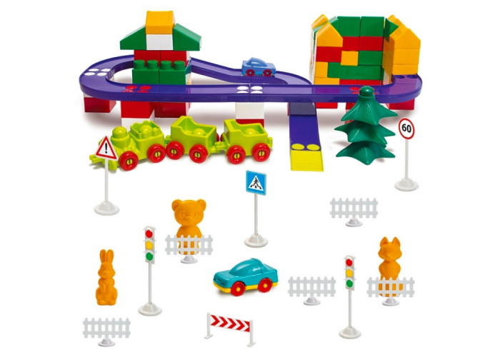 Пластиковий конструктор Colorplast Оріон №7 150дет. (1-217)