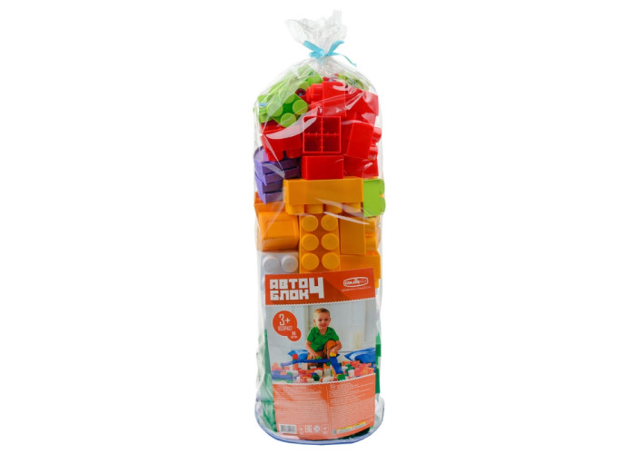 Конструктор Colorplast Авто блок №4 88ел. (CP1807)