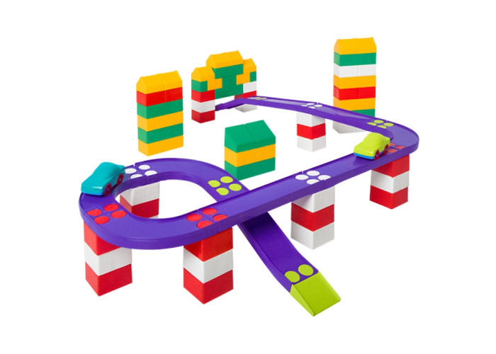 Конструктор Colorplast Авто блок №4 88ел. (CP1807)