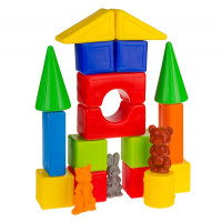 Пластиковий конструктор Colorplast Теремок №3 41дет. (1-066)