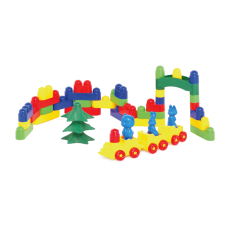 Пластиковий конструктор Colorplast Майстер Блок №2 54дет. (1-024)