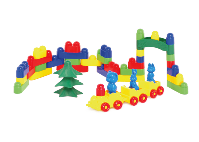 Пластиковий конструктор Colorplast Майстер Блок №2 54дет. (1-024)