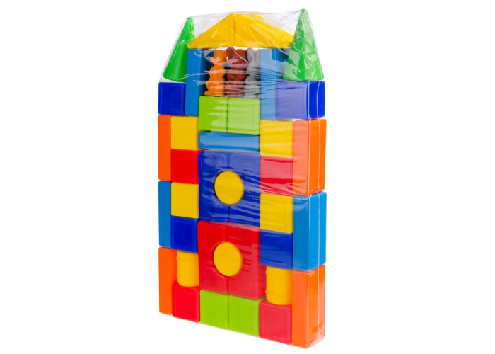 Пластиковий конструктор Colorplast Теремок №3 41дет. (1-066)