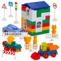 Пластиковий конструктор Colorplast Лідер №4 150дет. (1-053)
