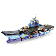 Конструктор Warship Battlership Military Кіберпанк авіаносець 855 дет (8824)