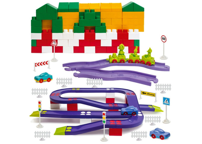 Пластиковий конструктор Colorplast Оріон №8 180дет. (1-218)