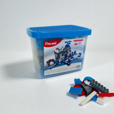 Конструктор DOLONI TOYS Поліція в пластиковому боксі 231 дет (013888/02)