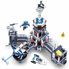 Конструктор SLUBAN морська поліцейська база 1016 дет (M38-B0828)