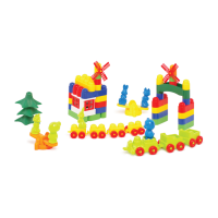 Пластиковий конструктор Colorplast Майстер Блок №3 93дет. (1-025)