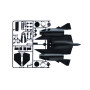 Збірна модель ITALERI 1:72 Літак-шпигун SR-71 BLACKBIRD із дроном D-21 (IT145)