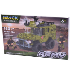 Конструктор IBLOCK Військовий броньований позашляховик 150 дет (PL-921-426/4)