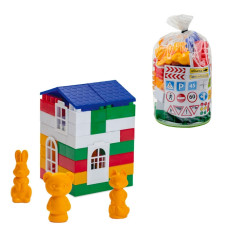 Пластиковий конструктор Colorplast Лідер №1 50дет. (1-219)