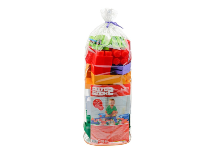 Пластиковий конструктор Colorplast Авто Блок №2 52дет. (1784)