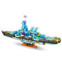 Конструктор Warship Battlership Military Кіберпанк військовий корабель 868 дет (KB8822)