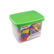 Конструктор DOLONI Мікс в пластиковому боксі 340 дит (013888/27)