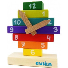 Дерев'яний конструктор Cubika Годинники 10 деталей (14354)