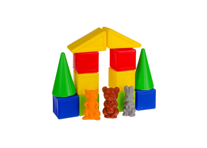 Пластиковий конструктор Colorplast Теремок №2 32дет. (1-065)