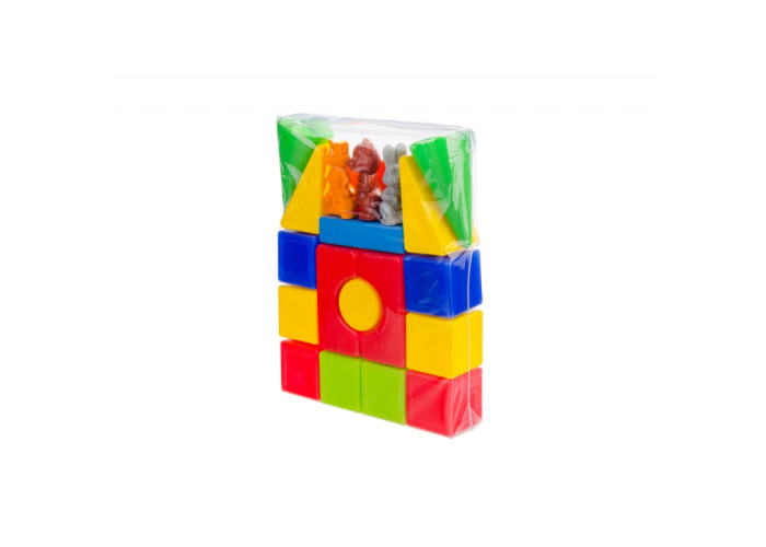 Пластиковий конструктор Colorplast Теремок №1 20дет. (1-064)