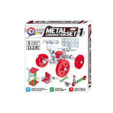 Конструктор металевий ТехноК SET1 112 ел. (6399)