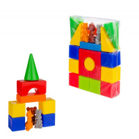 Пластиковий конструктор Colorplast Теремок №1 20дет. (1-064)