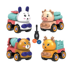 Іграшковий набір DIY CAR Розбірні машинки-тваринки на шурупах 9см (LY051B)