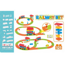 Конструктор ТехноК Залізна дорога Термінал-2 121 ел (TH1240)