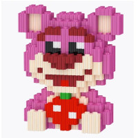 Конструктор PIXEL BUILDING BLOСK 3D Ведмедик Лотсо 560 дет (ZK-36)