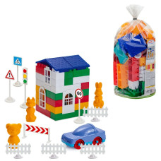 Пластиковий конструктор Colorplast Лідер №2 80дет. (1-220)