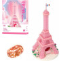 Конструктор EIFEL TOWER LED Ейфелева вежа рожева 1314 дет (P1025)
