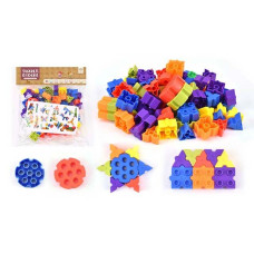 Конструктор-пазл блоковий пластиковий 60 дет (258-16)