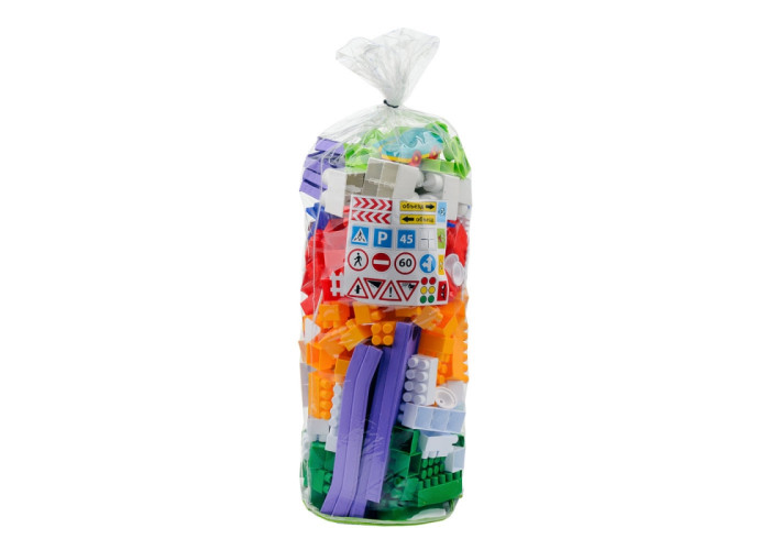 Пластиковий конструктор Colorplast Лідер №6 250дет. (1-055)